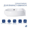 Купити Комплект Qtap Leo: Раковина підвісна овальна права 430x290x140 мм White + Донний клапан PU02O , QT11115011RWN47333 / SD00053457 , в категории Умивальники , от бренда Qtap  Інтернет-магазин сантехніки ✓ Кращі ціни на ринку ✓ Величезний вибір ✓ Гаран