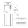 Купити Комплект для душа Qtap: Душова кабіна Pisces BLA107-9SC5, квадрат, 75-90x75-90, скло 5мм Clear + Лінійний трап QT Dry FF304-600MBLA , PISBLA1079SC547355 / SD00053479 , в категории Душові кабіни , от бренда Qtap  Інтернет-магазин сантехніки ✓ Кращі 