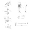 Купити Комплект змішувачів для душу Qtap Nihonto  Black Matt QTNH4022101CB+QTNH1022101CB з лійкою, шлангом та кронштейном , QTNH4022101CB47430 / SD00053554 , в категории Набори змішувачів , от бренда Qtap  Інтернет-магазин сантехніки ✓ Кращі ціни на ринку