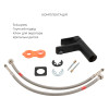 Купити Комплект змішувачів для ванни Qtap Nihonto Black Matt QTNH3022101DCB+QTNH1022101CB з лійкою, шлангом та кронштейном , QTNH3022101DCB47431 / SD00053555 , в категории Набори змішувачів , от бренда Qtap  Інтернет-магазин сантехніки ✓ Кращі ціни на рин