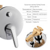 Купити Комплект для душу Qtap Olsava Chrome: Змішувач QTOS6212107ODC + Лійки (QTRUC125CRM45952,QTHLA107CRM45948) + Шланг QTHADPVC200C + QTCRMBH030 , QTOS6212107ODC47545 / SD00053669 , в категории  , от бренда Qtap  Інтернет-магазин сантехніки ✓ Кращі ціни