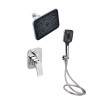 Купити Комплект для душу Qtap Namesti Chrome: Змішувач QTNAM6225102NC + Лійки (QTRUC125CRM45954,QTHLA107CRM45784) + Шланг QTHADPVC200C + QTCRMBH130 , QTNAM6225102NC47548 / SD00053672 , в категории  , от бренда Qtap  Інтернет-магазин сантехніки ✓ Кращі цін