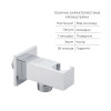 Купити Комплект для душу Qtap Namesti Chrome: Змішувач QTNAM6225102NC + Лійки (QTRUC125CRM45954,QTHLA107CRM45784) + Шланг QTHADPVC200C + QTCRMBH130 , QTNAM6225102NC47548 / SD00053672 , в категории  , от бренда Qtap  Інтернет-магазин сантехніки ✓ Кращі цін
