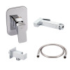 Купити Комплект для душу Qtap Namesti Chrome: Змішувач QTNAM6025102NC + Шланг QTHADPVC120C + Лійка QTCRMB120 + Підключення QTCRMBH130 , QTNAM6025102NC47550 / SD00053674 , в категории  , от бренда Qtap  Інтернет-магазин сантехніки ✓ Кращі ціни на ринку ✓ В