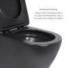 Купити Комплект Qtap Robin Matt Black 2 в 1: унітаз підвісний  Ultra Quiet QT13332381АSMB + біде підвісне QT1355046FMB , QT13332381АSMB47628 / SD00053752 , в категории  , от бренда Qtap  Інтернет-магазин сантехніки ✓ Кращі ціни на ринку ✓ Величезний вибір