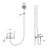 Купити Змішувач для ванни Qtap Slavonice (з душовим гарнітуром) QTSLV259CRM48034 Chrome , QTSLV259CRM48034 / SD00054158 , в категории  , от бренда Qtap  Інтернет-магазин сантехніки ✓ Кращі ціни на ринку ✓ Величезний вибір ✓ Гарантія ✓ Заходьте!