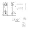 Купити Готове рішення Qtap для ванної кімнати: підвісний унітаз Swan Ultra Quiet 520x360x320 + комплект інсталяції Nest 4 в 1 (лінійна клавіша White) , QT16335180W48182 / SD00054306 , в категории  , от бренда Qtap  Інтернет-магазин сантехніки ✓ Кращі ціни
