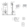 Купити Готове рішення Qtap для ванної кімнати: підвісний унітаз Jay Ultra Quiet 520x360x320 + комплект інсталяції Nest 4 в 1 (кругла клавіша Satin) , QT07335175W48189 / SD00054313 , в категории  , от бренда Qtap  Інтернет-магазин сантехніки ✓ Кращі ціни н