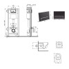 Купити Готове рішення Qtap для ванної кімнати: підвісний унітаз Swan Ultra Quiet 520x360x320 + комплект інсталяції Nest 4 в 1 (лінійна клавіша Matt Black) , QT16335180W48197 / SD00054321 , в категории  , от бренда Qtap  Інтернет-магазин сантехніки ✓ Кращі