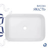 Купити Комплект Qtap Virgo N: Раковина накладна 560x380x130 мм, White, прямокутна + Донний клапан Pop-up PU02 , QT18116308W48462 / SD00054586 , в категории  , от бренда Qtap  Інтернет-магазин сантехніки ✓ Кращі ціни на ринку ✓ Величезний вибір ✓ Гарантія 