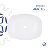 Купити Комплект Qtap Cardinal: Раковина накладна 600x380x140 мм, White, овальна + Донний клапан Pop-up PU02 , QT04116257W48465 / SD00054589 , в категории  , от бренда Qtap  Інтернет-магазин сантехніки ✓ Кращі ціни на ринку ✓ Величезний вибір ✓ Гарантія ✓ 
