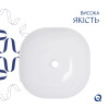 Купити Комплект Qtap Kolibri: Раковина накладна 400x400x140 мм, White, квадратна + Донний клапан Pop-up PU02 , QT10116303W48466 / SD00054590 , в категории  , от бренда Qtap  Інтернет-магазин сантехніки ✓ Кращі ціни на ринку ✓ Величезний вибір ✓ Гарантія ✓