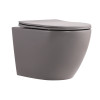 Купити Унітаз підвісний Qtap Robin Ultra Quiet 520×365×340 мм, Stone grey, з сидінням Slim Duroplast / Soft-close / Quick Release QTROB26SG48996 , QTROB26SG48996 / SD00055120 , в категории  , от бренда Qtap  Інтернет-магазин сантехніки ✓ Кращі ціни на рин