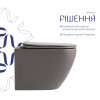 Купити Унітаз підвісний Qtap Robin Ultra Quiet 520×365×340 мм, Stone grey, з сидінням Slim Duroplast / Soft-close / Quick Release QTROB26SG48996 , QTROB26SG48996 / SD00055120 , в категории  , от бренда Qtap  Інтернет-магазин сантехніки ✓ Кращі ціни на рин