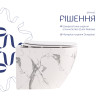 Купити Унітаз підвісний Qtap Robin Ultra Quiet 520×365×340 мм, Marble, з сидінням Slim Duroplast / Soft-close / Quick Release QTROB26MR48998 , QTROB26MR48998 / SD00055122 , в категории  , от бренда Qtap  Інтернет-магазин сантехніки ✓ Кращі ціни на ринку ✓