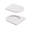 Купити Унітаз підвісний Qtap Robin Ultra Quiet 520×365×340 мм, Marble, з сидінням Slim Duroplast / Soft-close / Quick Release QTROB26MR48998 , QTROB26MR48998 / SD00055122 , в категории  , от бренда Qtap  Інтернет-магазин сантехніки ✓ Кращі ціни на ринку ✓