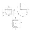 Купити Унітаз підвісний Qtap Tern Ultra Quiet 520×345×325 мм, Beige, з сидінням Slim Duroplast / Soft-close / Quick Release QTTER26SB49001 , QTTER26SB49001 / SD00055125 , в категории  , от бренда Qtap  Інтернет-магазин сантехніки ✓ Кращі ціни на ринку ✓ В