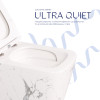 Купити Унітаз підвісний Qtap Tern Ultra Quiet 520×345×325 мм, Marble, з сидінням Slim Duroplast / Soft-close / Quick Release QTTER26MR49002 , QTTER26MR49002 / SD00055126 , в категории  , от бренда Qtap  Інтернет-магазин сантехніки ✓ Кращі ціни на ринку ✓ 