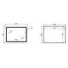 Купити Дзеркало Qtap Mideya (MI2) 800х600 з годинником, з LED-підсвічуванням Touch, з антизапотіванням, димером, рег. яскравості QTMID80060049265 , QTMID80060049265 / SD00055389 , в категории  , от бренда Qtap  Інтернет-магазин сантехніки ✓ Кращі ціни на 