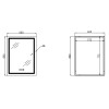 Купити Дзеркало Qtap Mideya (MI2) 600х800 з годинником, з LED-підсвічуванням Touch, з антизапотіванням, димером, рег. яскравості QTMID100080049267 , QTMID60080049627 / SD00055391 , в категории  , от бренда Qtap  Інтернет-магазин сантехніки ✓ Кращі ціни на