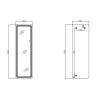 Купити Дзеркало Qtap Gemini 500х1600 з LED-підсвічуванням Touch, з димером, QTGE50160049284 , QTGE50160049284 / SD00055408 , в категории  , от бренда Qtap  Інтернет-магазин сантехніки ✓ Кращі ціни на ринку ✓ Величезний вибір ✓ Гарантія ✓ Заходьте!