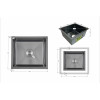 Купити Мийка для кухні інтегрована під стільницю Lidz Handmade H4843B Brushed Black PVD 3,0/1,0 мм LDH4843BRUBLM49440 , LDH4843BRUBLM49440 / SD00055564 , в категории  , от бренда Lidz  Інтернет-магазин сантехніки ✓ Кращі ціни на ринку ✓ Величезний вибір ✓