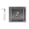 Купити Мийка для кухні інтегрована під стільницю Lidz Handmade H4843 Brushed Steel 3,0/1,0 мм LDH4843BRU49441 , LDH4843BRU49441 / SD00055565 , в категории  , от бренда Lidz  Інтернет-магазин сантехніки ✓ Кращі ціни на ринку ✓ Величезний вибір ✓ Гарантія ✓