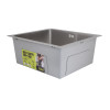 Купити Мийка для кухні інтегрована під стільницю Lidz Handmade H4843 Brushed Steel 3,0/1,0 мм LDH4843BRU49441 , LDH4843BRU49441 / SD00055565 , в категории  , от бренда Lidz  Інтернет-магазин сантехніки ✓ Кращі ціни на ринку ✓ Величезний вибір ✓ Гарантія ✓