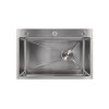 Купити Мийка для кухні інтегрована Lidz Handmade H6845 Brushed Steel 3,0/1,0 мм LDH6845BRU49455 , LDH6845BRU49455 / SD00055579 , в категории  , от бренда Lidz  Інтернет-магазин сантехніки ✓ Кращі ціни на ринку ✓ Величезний вибір ✓ Гарантія ✓ Заходьте!