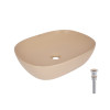 Купити Раковина накладна Qtap Aquarius 470x380x120 мм, Beige, прямокутна, з донним клапаном QTAQA188SB49781 , QTAQA188SB49781 / SD00055905 , в категории  , от бренда Qtap  Інтернет-магазин сантехніки ✓ Кращі ціни на ринку ✓ Величезний вибір ✓ Гарантія ✓ З