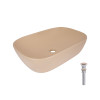 Купити Раковина накладна Qtap Robin 600x390x150 мм, Beige, прямокутна, з донним клапаном QTROB188SB49787 , QTROB188SB49787 / SD00055911 , в категории  , от бренда Qtap  Інтернет-магазин сантехніки ✓ Кращі ціни на ринку ✓ Величезний вибір ✓ Гарантія ✓ Захо