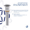 Купити Раковина накладна Qtap Tern 610x350x135 мм, Stone grey, прямокутна, з донним клапаном QTTER188SG49789 , QTTER188SG49789 / SD00055913 , в категории  , от бренда Qtap  Інтернет-магазин сантехніки ✓ Кращі ціни на ринку ✓ Величезний вибір ✓ Гарантія ✓ 