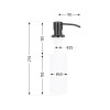 Купити Дозатор для миючого засобу Lidz Acsis LA30 Brushed Black PVD, круглий LDACSLA30BLM49827 , LDACSLA30BLM49827 / SD00055951 , в категории  , от бренда Lidz  Інтернет-магазин сантехніки ✓ Кращі ціни на ринку ✓ Величезний вибір ✓ Гарантія ✓ Заходьте!