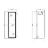 Купити Дзеркало Qtap Gemini 500х1600 з LED-підсвічуванням Inside, з димером, QTGE50160049893 , QTGE500160049893 / SD00056017 , в категории  , от бренда Qtap  Інтернет-магазин сантехніки ✓ Кращі ціни на ринку ✓ Величезний вибір ✓ Гарантія ✓ Заходьте!