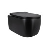 Купити Унітаз підвісний Qtap Taurus Ultra Quiet 515×360×350 мм, Matt Black, з сидінням Slim Duroplast / Soft-close / Quick Release QTTAU28BLM50504 , QTTAU28BLM50504 / SD00056628 , в категории  , от бренда Qtap  Інтернет-магазин сантехніки ✓ Кращі ціни на 