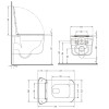 Купити Унітаз підвісний Qtap Gemini Ultra Quiet 485×340×350 мм, Matt Black, з сидінням Slim Duroplast / Soft-close / Quick Release QTGEM28BLM50505 , QTGEM28BLM50505 / SD00056629 , в категории  , от бренда Qtap  Інтернет-магазин сантехніки ✓ Кращі ціни на 