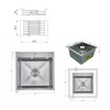 Купити Акційний набір Lidz: мийка Handmade H4545 Decor 2,5/0,5 мм + K01G Корзина для кухонной мойки , LDH4545HDEC4943750957 / SD00057081 , в категории  , от бренда Lidz  Інтернет-магазин сантехніки ✓ Кращі ціни на ринку ✓ Величезний вибір ✓ Гарантія ✓ Зах