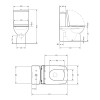 Купити Унітаз підлоговий Qtap Crow Eco Ultra Quiet безобідковий з сідінням Soft-close QTCRO27W51030 , QTCRO27W51030 / SD00057154 , в категории  , от бренда Qtap  Інтернет-магазин сантехніки ✓ Кращі ціни на ринку ✓ Величезний вибір ✓ Гарантія ✓ Заходьте!