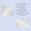 Купити Готове рішення Qtap для ванної кімнати: підвісний унітаз Scorpio Ultra Quiet 490x365x325 + комплект інсталяції Standard (лінійна клавіша Chrome) , QT14332380ASW51570 / SD00057694 , в категории  , от бренда Qtap  Інтернет-магазин сантехніки ✓ Кращі 
