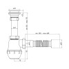 Купить Сифон для кухонної мийки ANIplast 1 1/2х40 мм з різьбовим випуском A0115EU , A0115EU / CV014637 , в категории Сифоны для кухонной мойки , от бренда ANIplast  Интернет-магазин сантехники ✓ Лучшие цены на рынке ✓ Огромный выбор ✓ Гарантия ✓ Заходите!