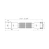 Купить Гофра ANIplast 1 1/2х40/50 мм 800-1550 мм K116 , K116EU / CV014681 , в категории Трансформаторы для писсуара , от бренда ANIplast  Интернет-магазин сантехники ✓ Лучшие цены на рынке ✓ Огромный выбор ✓ Гарантия ✓ Заходите!
