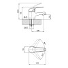 Купити Змішувач для раковини Agua Leon - C011 , Leon-C011 / CV014929 , в категории Змішувачі для умивальника , от бренда Agua  Інтернет-магазин сантехніки ✓ Кращі ціни на ринку ✓ Величезний вибір ✓ Гарантія ✓ Заходьте!