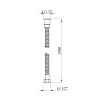 Купить Шланг для душа Kroner KRM - C602 150 см , C602 / CV015694 , в категории Душевые шланги , от бренда Kroner  Интернет-магазин сантехники ✓ Лучшие цены на рынке ✓ Огромный выбор ✓ Гарантия ✓ Заходите!