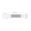 Купити Гофра ANIplast 1 1/4х40/50 мм 410-800 мм K206 , K206EU / CV016293 , в категории Трансформатори для пісуару , от бренда ANIplast  Інтернет-магазин сантехніки ✓ Кращі ціни на ринку ✓ Величезний вибір ✓ Гарантія ✓ Заходьте!