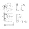 Купити Змішувач для ванни Agua Sevilla - C061 , Sevilla-C061 / CV016444 , в категории Змішувачі для ванної , от бренда Agua  Інтернет-магазин сантехніки ✓ Кращі ціни на ринку ✓ Величезний вибір ✓ Гарантія ✓ Заходьте!