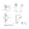 Купить Смеситель для душа Kroner KRM Main - C050 , Main-C050 / CV018618 , в категории Смесители для душа , от бренда Kroner  Интернет-магазин сантехники ✓ Лучшие цены на рынке ✓ Огромный выбор ✓ Гарантия ✓ Заходите!