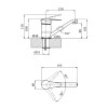 Купити Змішувач для раковини Agua Sevilla - C012 , Sevilla-C012 / CV018976 , в категории Змішувачі для умивальника , от бренда Agua  Інтернет-магазин сантехніки ✓ Кращі ціни на ринку ✓ Величезний вибір ✓ Гарантія ✓ Заходьте!