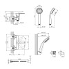Купить Смеситель для душа Kroner KRM Oker - C050 , Oker-C050 / CV019459 , в категории Смесители для душа , от бренда Kroner  Интернет-магазин сантехники ✓ Лучшие цены на рынке ✓ Огромный выбор ✓ Гарантия ✓ Заходите!