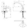 Купить Смеситель для кухни Kroner KRM Odra - B035 , Odra-B035 / CV021075 , в категории Смесители для кухни , от бренда Kroner  Интернет-магазин сантехники ✓ Лучшие цены на рынке ✓ Огромный выбор ✓ Гарантия ✓ Заходите!