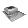 Купити Кухонна мийка Kroner KRP Satin - 6950 (0.8 мм) , Satin-695008180 / CV022780 , в категории Кухонні мийки з нержавіючої сталі , от бренда Kroner  Інтернет-магазин сантехніки ✓ Кращі ціни на ринку ✓ Величезний вибір ✓ Гарантія ✓ Заходьте!